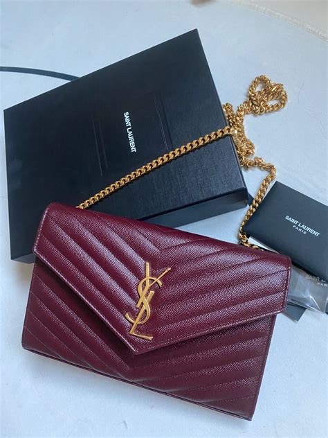 ysl classic cassandre chain wallet|ysl wallets best price.